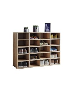VCM Schuhschrank Hinsol L 92 x 67 cm, Sonoma-Eiche