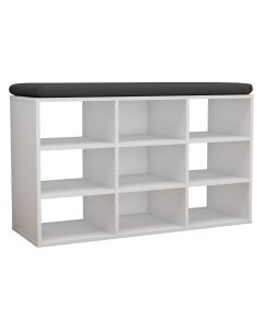 VCM Schuhregal Hinsol XS 80 x 50 cm, Weiss