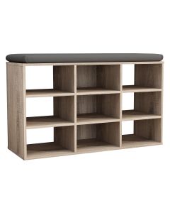 VCM Schuhregal Hinsol XS 80 x 50 cm, Sonoma Eiche