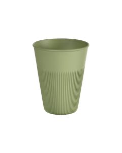 Duni Trinkbecher Hot Stripes 360 ml, 10 Stück, Grün
