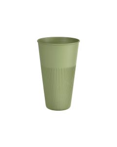 Duni Trinkbecher Hot Stripes 480 ml, 10 Stück, Grün