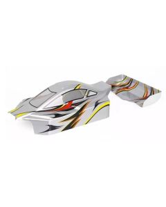 Hobbytech Karosserie Buggy Survolt Sport Style 2 Silber, Spoiler, 1:10