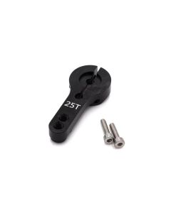 Hobbytech Servoarm Aluminium 24 mm 25T Schwarz
