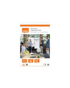 Nobo Flipchart blanko / kariert, 60 x 85 cm, 50 Blatt