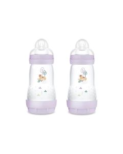 MAM Kunststoffflasche Easy Start 2er Set Lila 260 ml