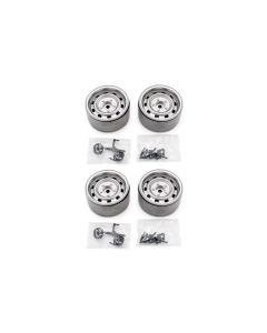 Hobbytech Felgen 1.9 Metal Beadlock Classic 2 Grau, 4 Stück