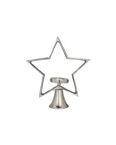 EGLO Weihnachtswindlicht Stern Mukayle 41.5 cm, Silber