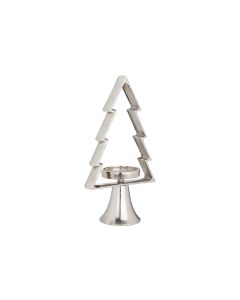 EGLO Weihnachtswindlicht Tanne Mukayle 34 cm, Silber