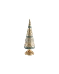 Lene Bjerre Weihnachtsbaum Alana 30 cm, Gold / Grau