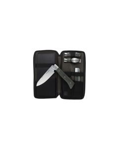 Messermeister Outdoor-Besteck-Set Adventure Chef 6-teilig, Grün/Silber