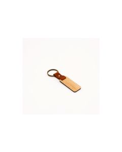 HobbyFun Holzartikel Schlüsselanhänger 10.5 x 2.8 x 0.6 cm, 1 Stück