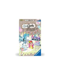 Ravensburger Bastelset EcoCreate – Einhorn Geburtstagsparty D/F/I/NL/EN/E