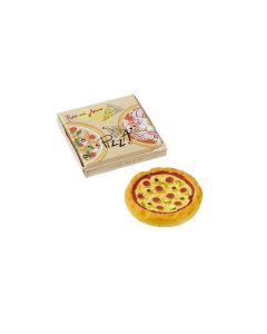 HobbyFun Mini-Lebensmittel Pizza im Karton 3.3 cm