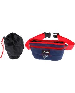 Doog Treat Pouch L Navy / Rot