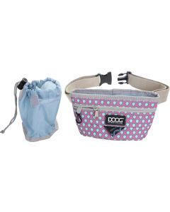 Doog Treat Pouch Luna L Pink / Tear Drop