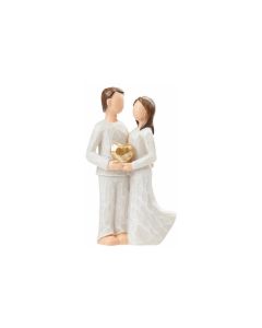 HobbyFun Mini-Figur Paar mit Herz 8.3 cm