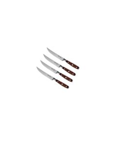Messermeister Steakmesser-Set Avanta 4 Stück, Pakkaholz