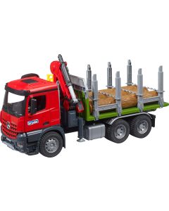 Bruder Spielwaren Arocs Holztransport-LKW