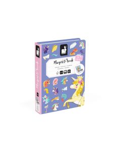 Janod Beschäftigungsspielzeug Magnetbuch Einhorn
