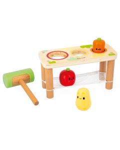 Janod Beschäftigungsspielzeug Gemüse Hammerspiel