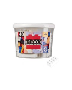 BLOX Bausteine 40 weisse 8er Steine