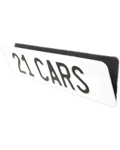 21CARS Klett Kennzeichenhalter Set Premium