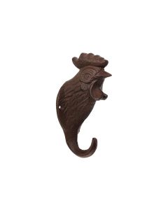 Esschert Design Wandhaken Hahn Braun