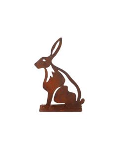 Esschert Design Dekofigur Hase Rostbraun