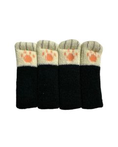 Dameco Bodenschoner Katzenpfoten Schwarz/Weiss