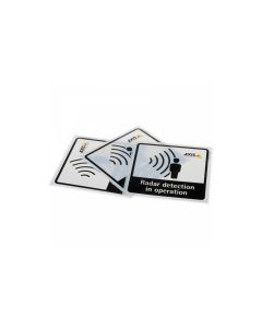 Axis Warnaufkleber Radar Detection Sticker 10 Stück
