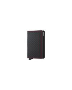 SECRID Portemonnaie Slimwallet Original Perforated Black Red