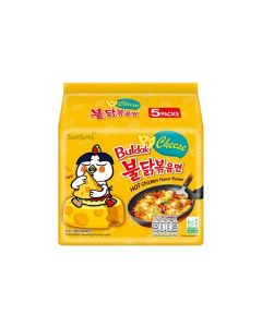 Samyang Buldak Hot Chicken Ramen Cheese 5 x 140 g