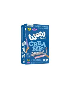 WOW Katzen-Snack Creamies Multipack, 24 x 15 g