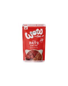 WOW Nassfutter Adult Paté Rind Pur, 125 g