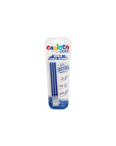 Carioca Schreibmine Roller Oops Blau, 3 Stück
