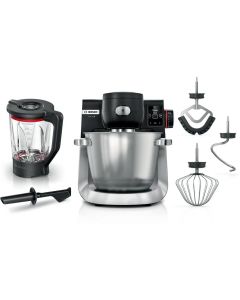 Bosch Küchenmaschine Serie 6 MUMS6ZS17 Edelstahl/Schwarz