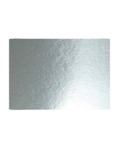 Creativ Company Metallicpapier A4, 280 g/m², Silber,10 Blatt