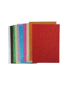 Creativ Company Moosgummi-Set A4, Mehrfarbig, 10 Blatt