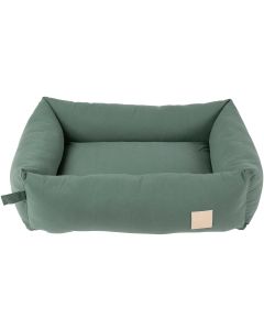 Fuzzyard Hunde-Bett Life Baumwolle, 65 x 53 x 20 cm, Grün