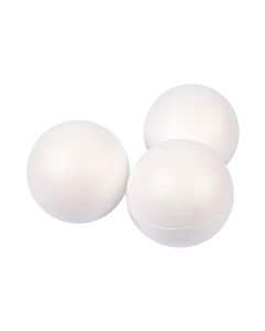 Creativ Company Styropor-Kugeln 10 cm, Weiss, 25 Stück