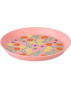 Koziol Speiseteller Nora S Blooms Ø 20.5 cm, 1 Stück, Sweet Pink