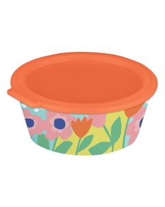 Koziol Schale Nora Box Blooms 18.8 cm, Sweet Blue/Strong Coral