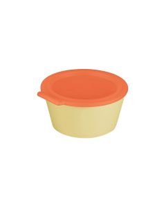 Koziol Schale Nora Box 14.7 cm, 1 Stück, Sweet Yellow/Strong Coral