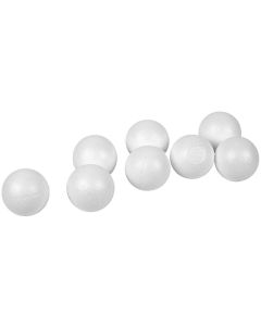 Creativ Company Styropor-Kugeln 4 cm, Weiss, 100 Stück