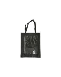 Creativ Company Tasche aus Vliesstoff mit durchsichtigem Einschub