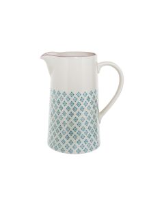 Bloomingville Krug Patrizia 2 l, Hellblau/Weiss