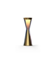 xoxo design ag Akku-Tischleuchte X8, 3W, 2700K, 28.1 cm, Gold