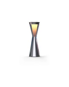 xoxo design ag Akku-Tischleuchte X8, 3W, 2700K, 28.1 cm, Silber
