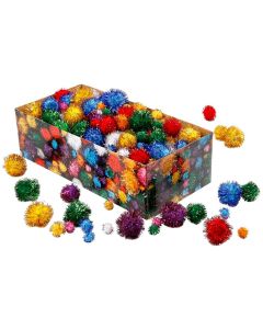 Creativ Company Pompon mehrfarbig, 300 g