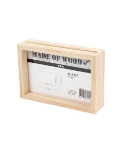 Creativ Company Holzartikel Doppelrahmen 16 x 11 cm, 1 Stück